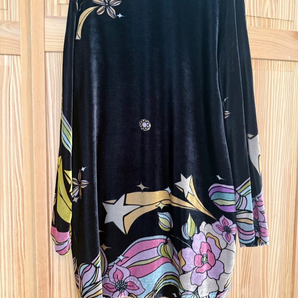 JOHNNY WAS BLACK VELVET "Andy" KIMON0 SIZE Small BEAUTIFUL JACKET WITH POCKETS - Picture 7 of 10